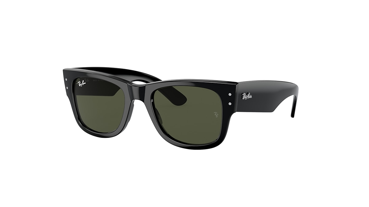 MEGA WAYFARER Sunglasses in Black and Green - Ray-Ban