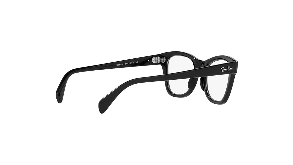 レイバン公式ストア】 Ray-Ban® RB0707 OPTICS メガネ | ブラック 