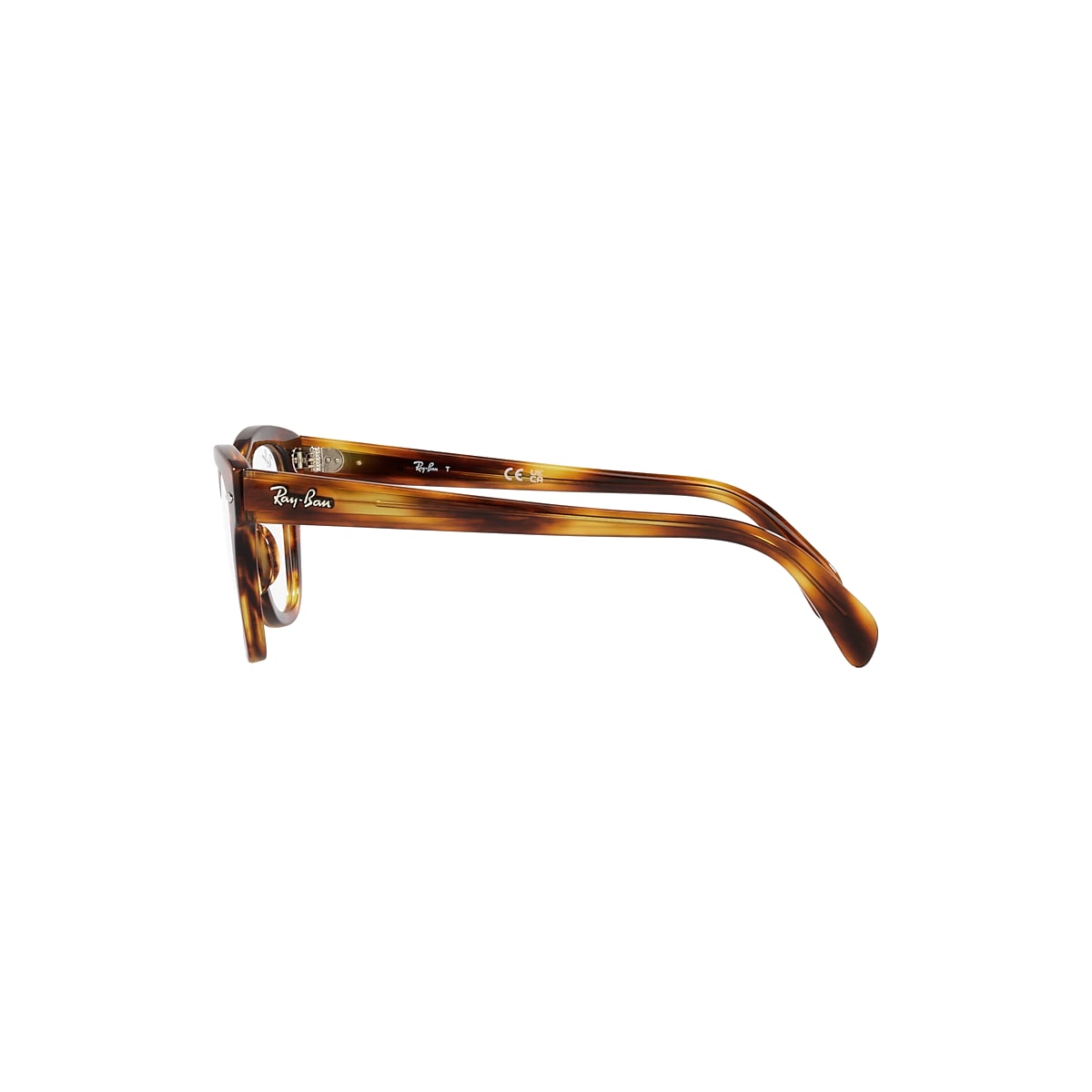 RB0707 OPTICS Eyeglasses with Striped Havana Frame - RB0707V | Ray