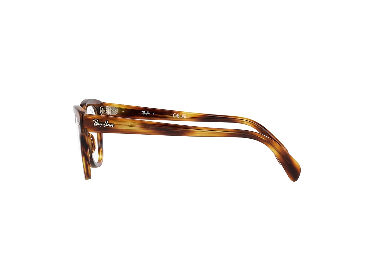 RB0707 OPTICS Eyeglasses with Striped Havana Frame - RB0707V | Ray