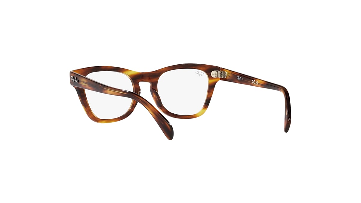 RB0707 OPTICS Eyeglasses with Striped Havana Frame - RB0707V | Ray