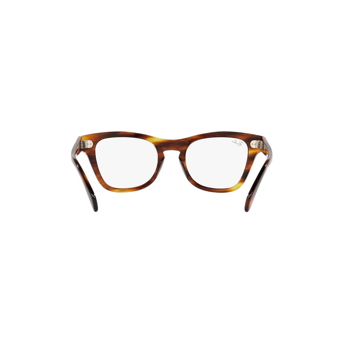 RB0707 OPTICS Eyeglasses with Striped Havana Frame