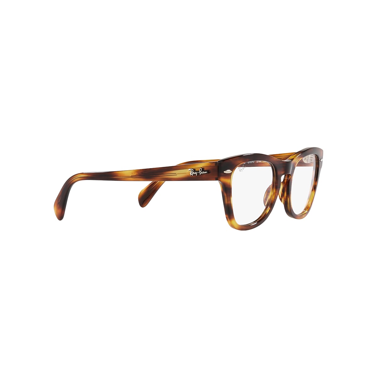 RB0707 OPTICS Eyeglasses with Striped Havana Frame