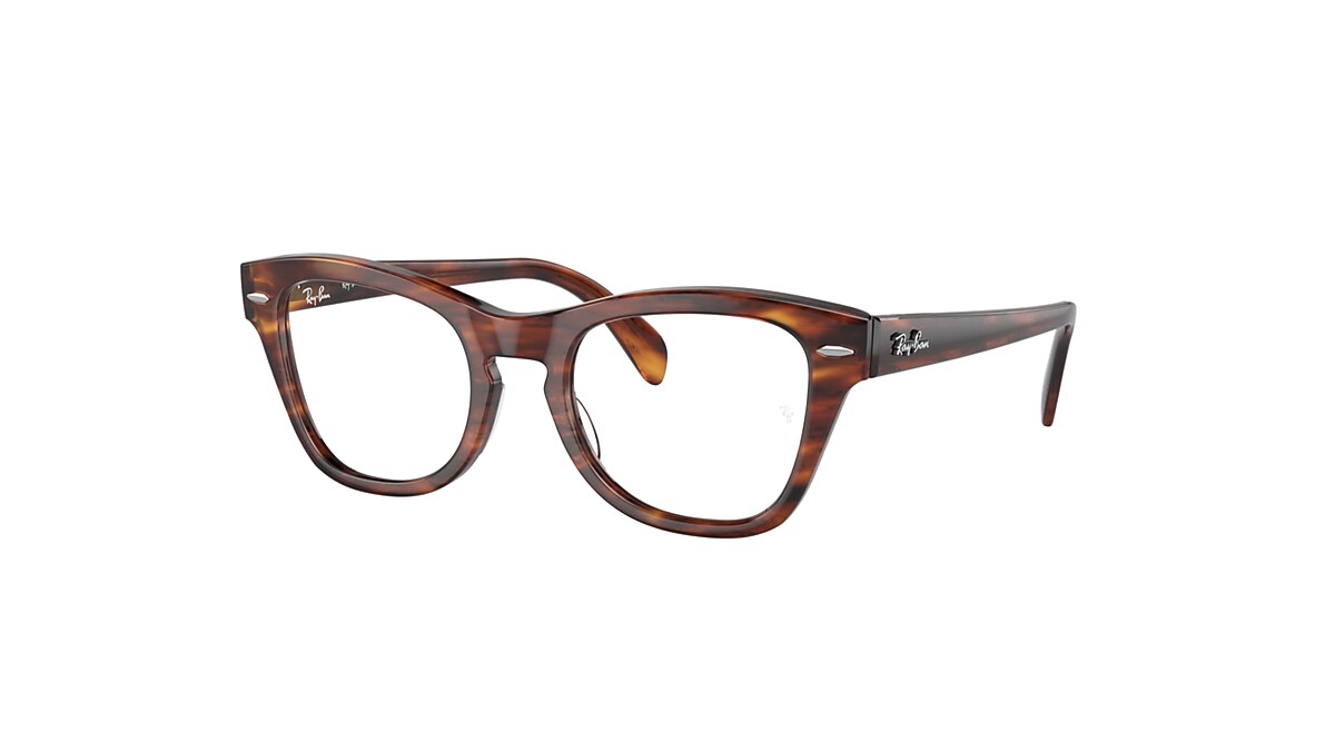 RB0707 OPTICS Eyeglasses with Striped Havana Frame - RB0707V | Ray