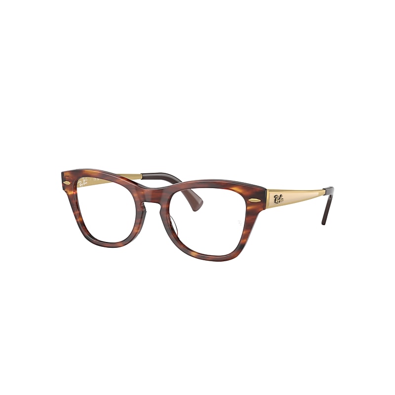 Ray Ban Rx0707vm Eyeglasses In Sand Gold