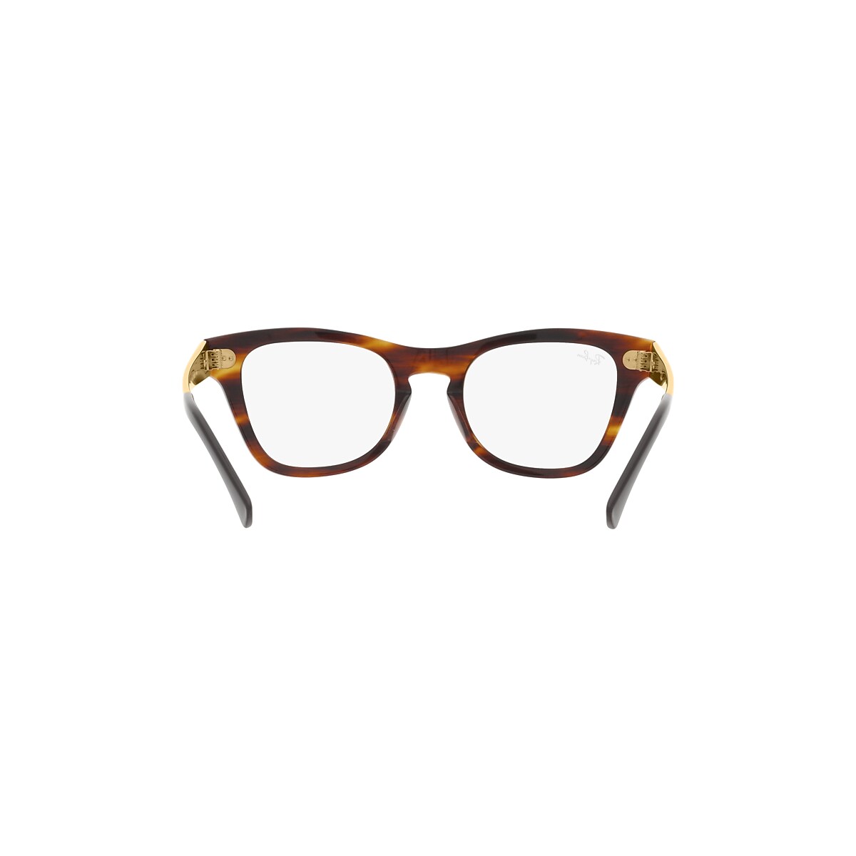 RB0707VM OPTICS Eyeglasses with Striped Havana Frame - RB0707VM