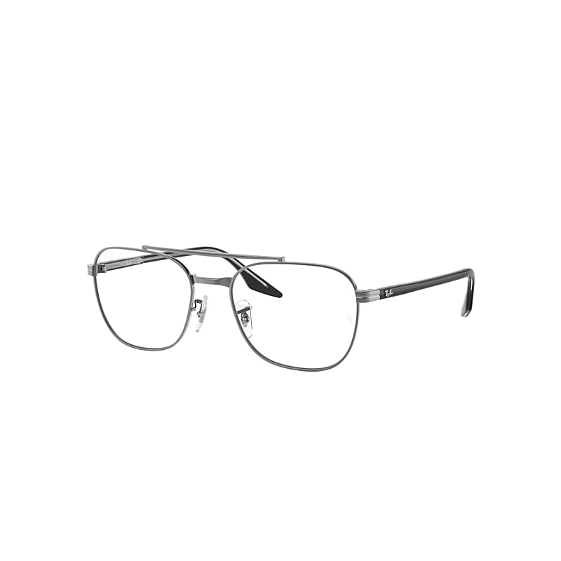 Ray-Ban Rb6485 Optics Eyeglasses Black On Transparent Frame Clear Lenses Polarized 53-19