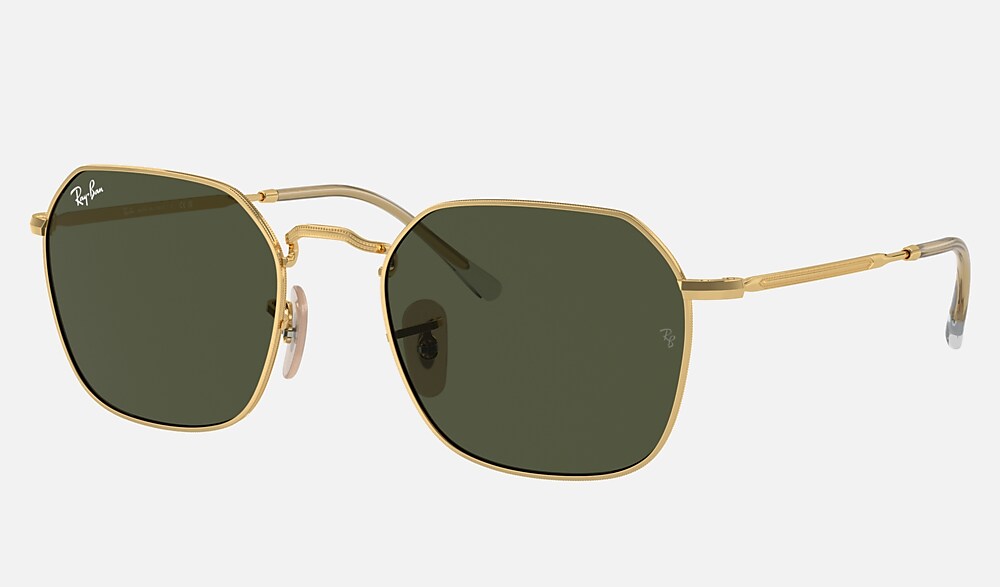 JIM Sunglasses in Gold and Green - RB3694 | Ray-Ban®