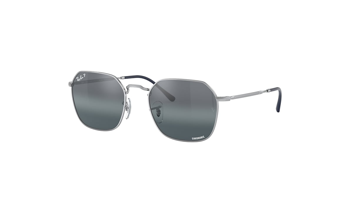 Ray-Ban シルバー サングラス ケース付き JIM Sunglasses in Silver and Silver/Blue - RB3694 | Ray-Ban® US