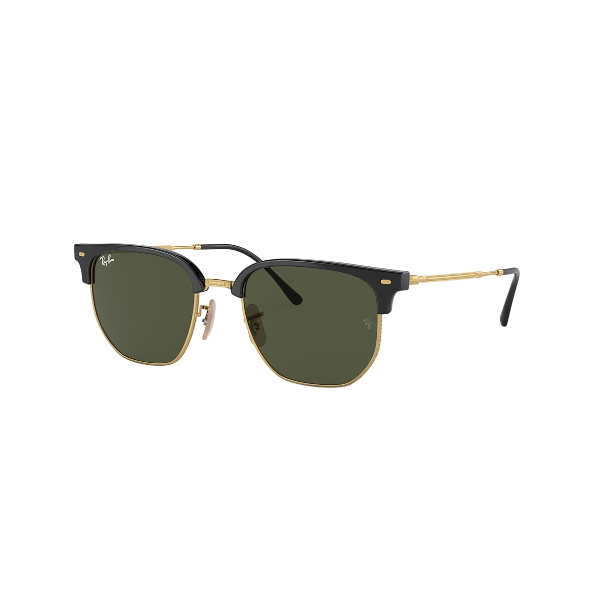 NEW CLUBMASTER Sunglasses in Black On Gold and Green - RB4416