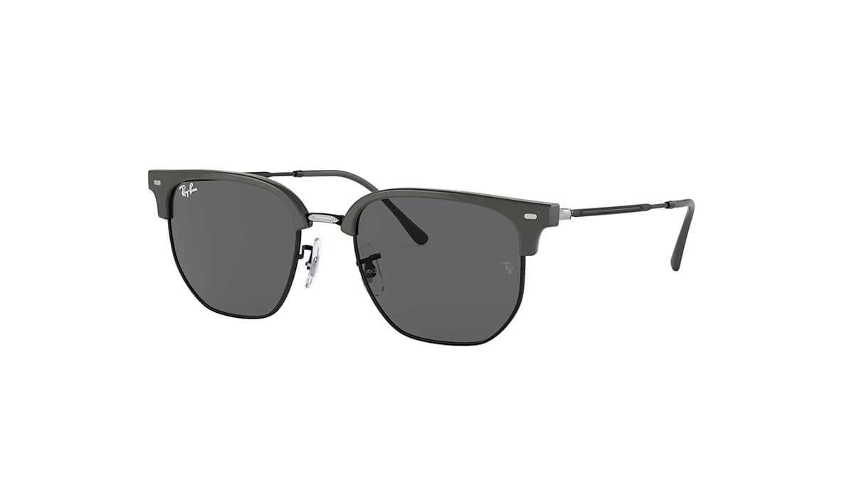 NEW CLUBMASTER Sunglasses in Grey On Black and Grey 