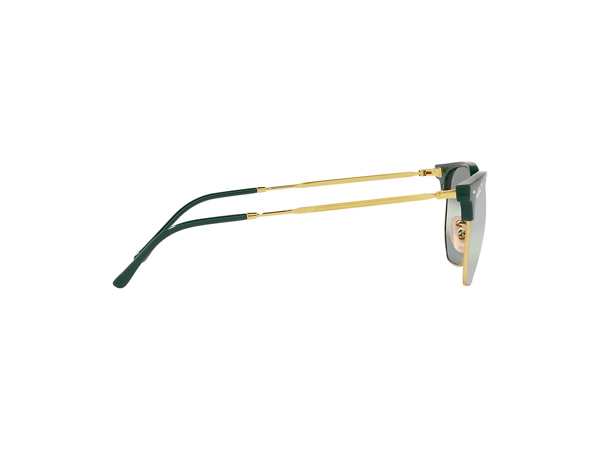 NEW CLUBMASTER Sunglasses in Green On Gold and Green - RB4416 