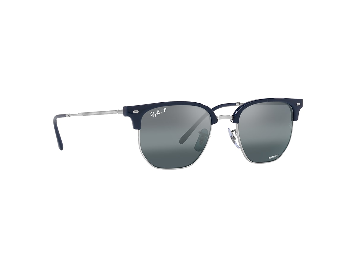 Ray ban clubmaster brown 2024 blue