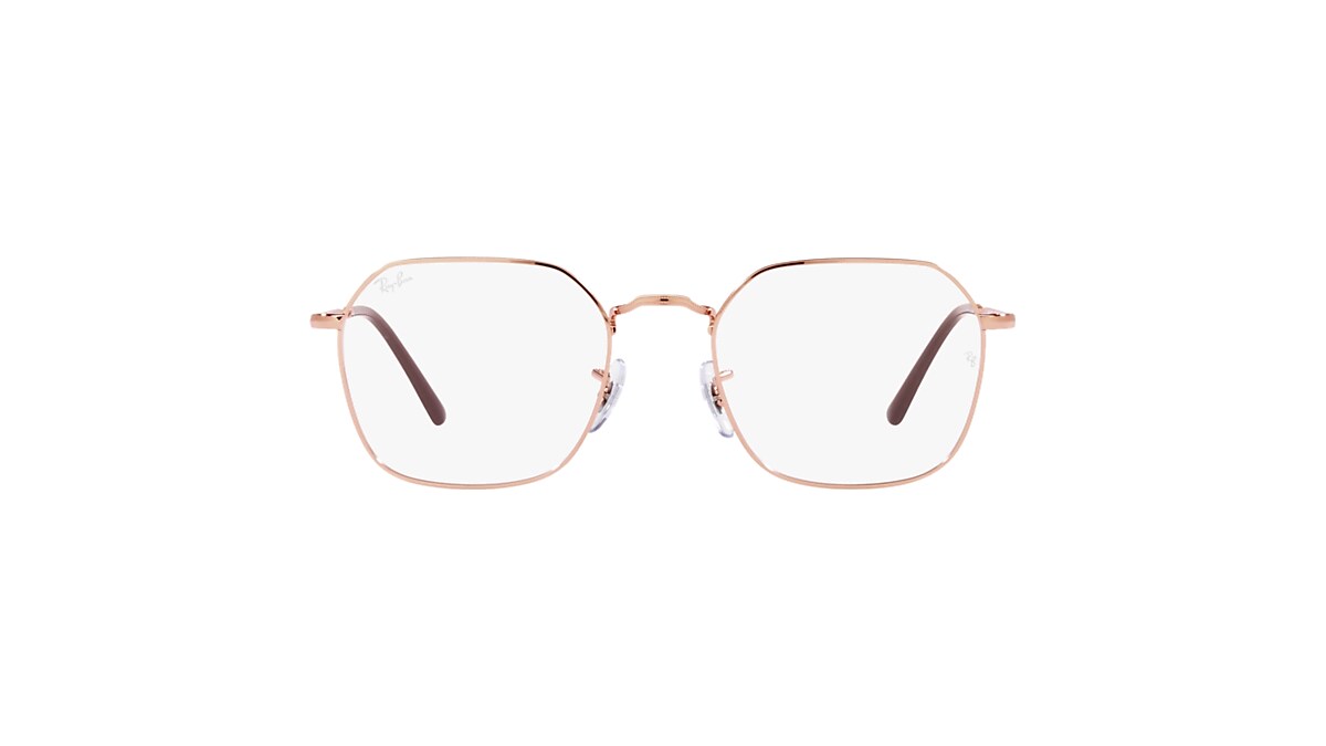 JIM OPTICS Eyeglasses with Rose Gold Frame - RB3694V | Ray