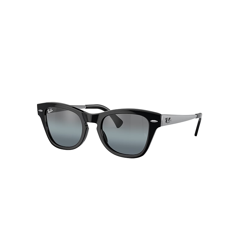 Ray Ban Rb0707sm Sonnenbrillen Sand Gunmetal Fassung Blau Glas 50-21 In Gunmetal