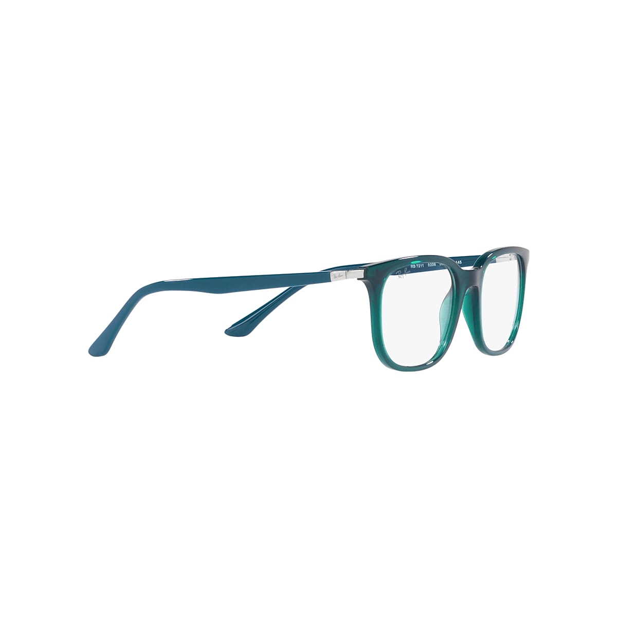 RB7211 OPTICS Eyeglasses with Transparent Turquoise Frame 
