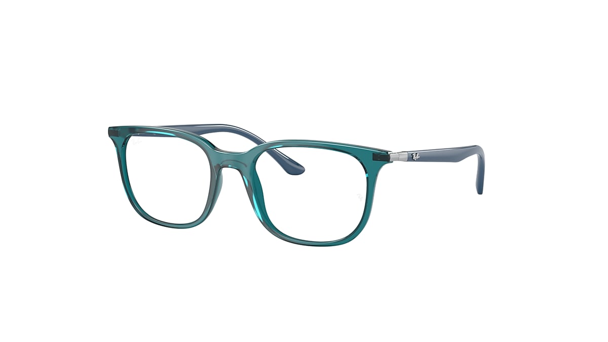 RB7211 OPTICS Eyeglasses with Transparent Turquoise Frame 