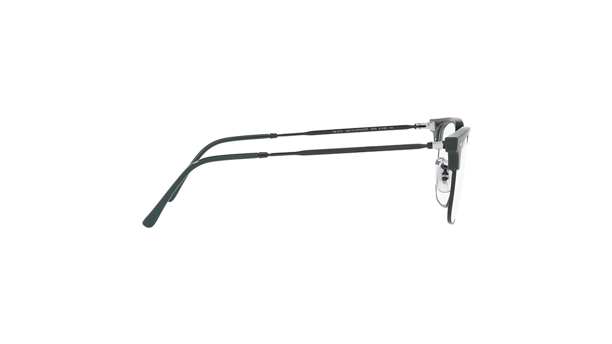 NEW CLUBMASTER OPTICS Eyeglasses with Green On Black Frame
