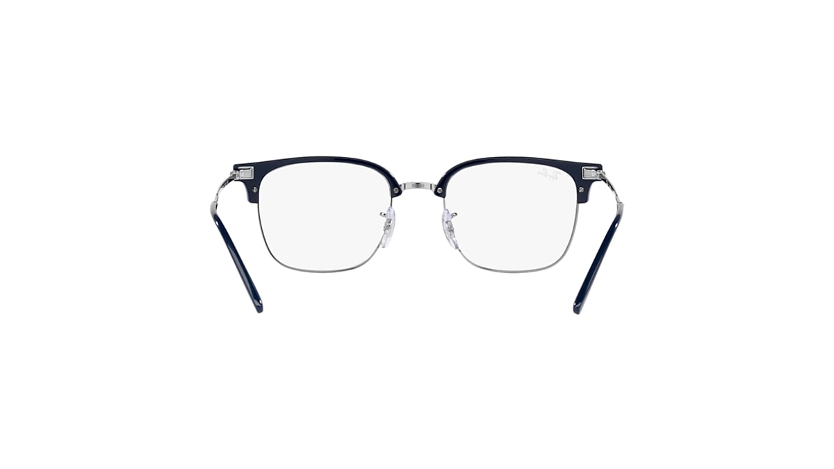 NEW CLUBMASTER OPTICS Eyeglasses with Blue On Gunmetal Frame 