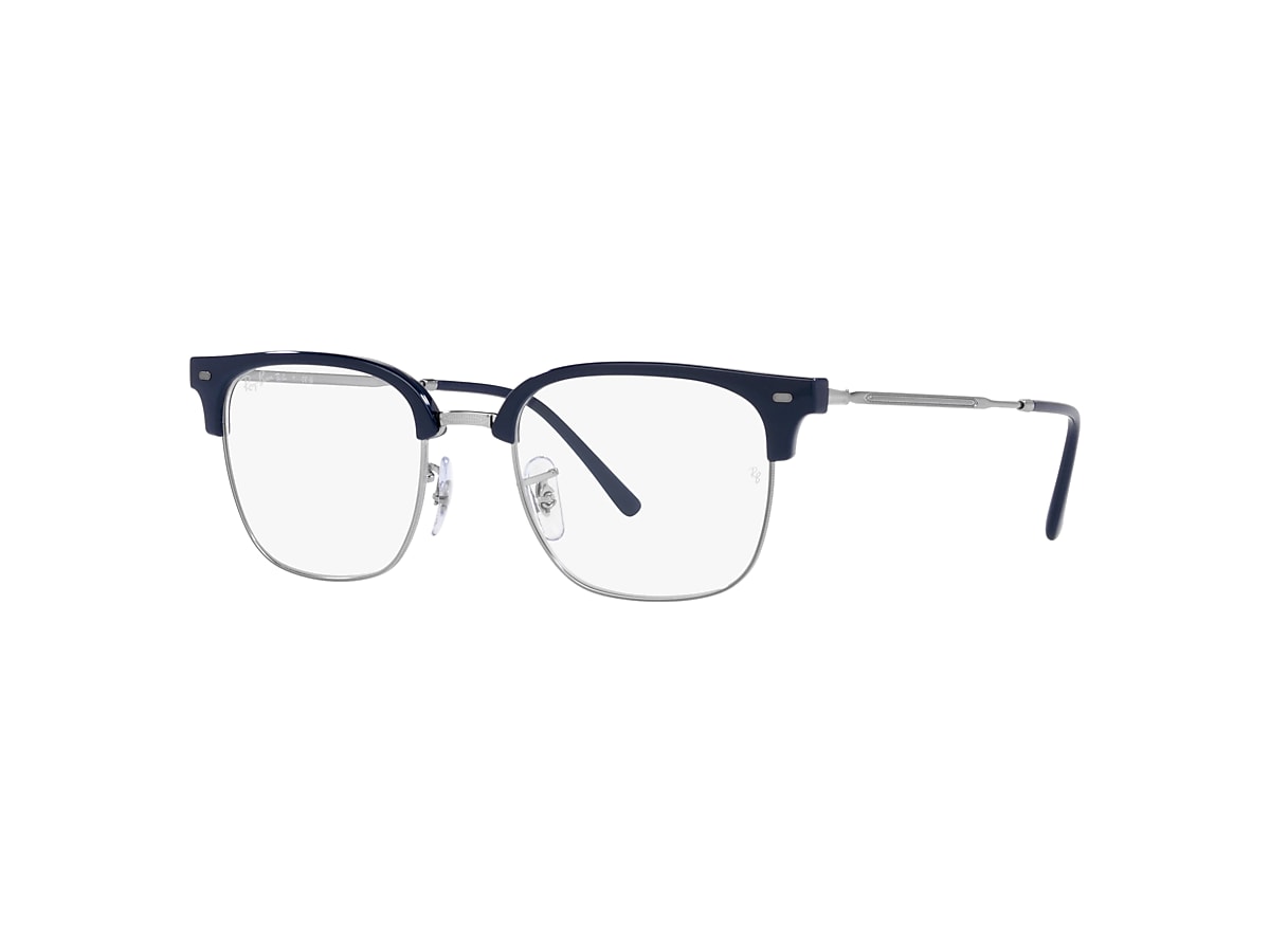 NEW CLUBMASTER OPTICS Eyeglasses with Blue On Gunmetal Frame 