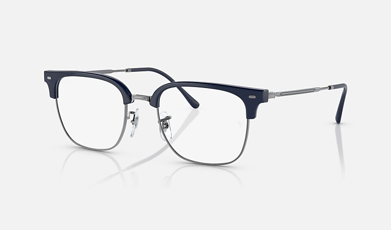 NEW CLUBMASTER OPTICS Eyeglasses with Blue On Gunmetal Frame