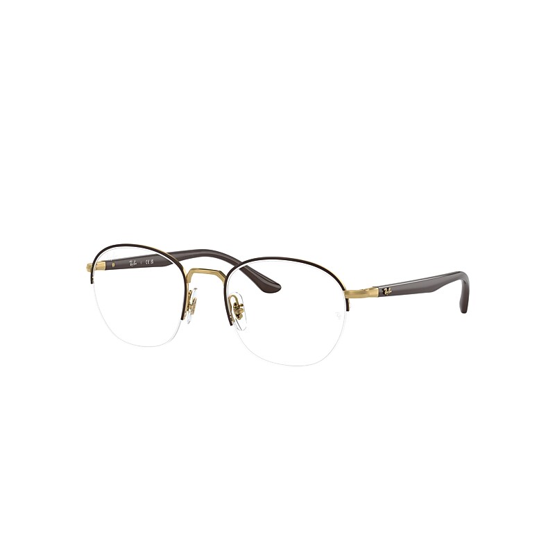 Ray Ban Rx6487 Eyeglasses In Brown