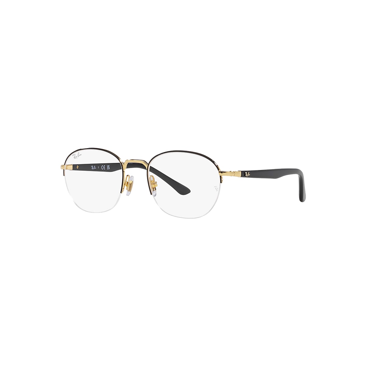 RB6487 OPTICS Eyeglasses with Black On Gold Frame - Ray-Ban