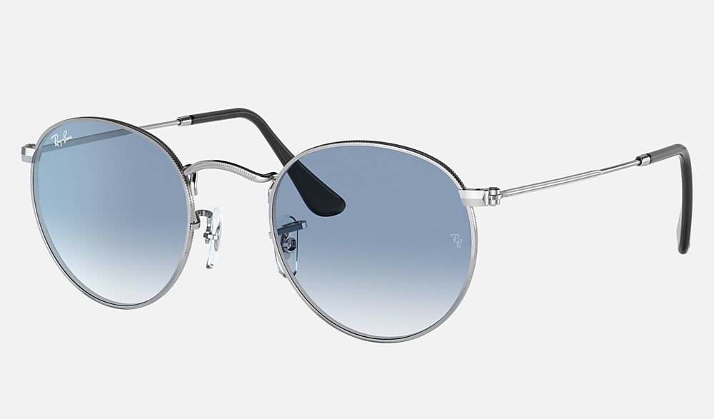 ROUND METAL X THE ONES Sunglasses in Silver and Blue