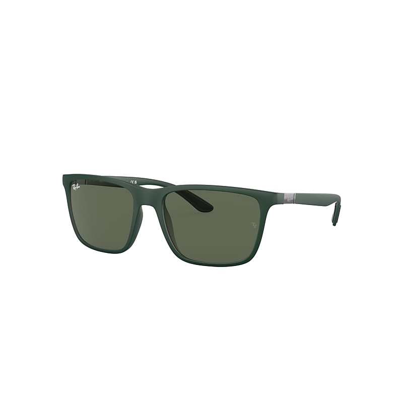 Ray Ban Sunglasses Male Rb4385 - Green Frame Green Lenses 58-18