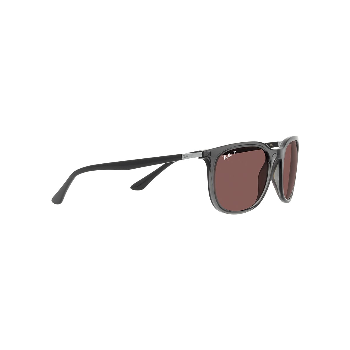 RB4386 Sunglasses in Transparent Grey and Dark Violet - RB4386F