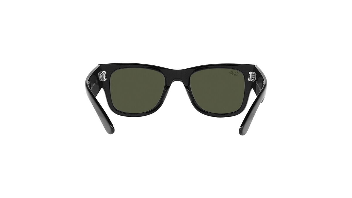 MEGA WAYFARER Les lunettes de soleil Noir en Vert - RB0840SF | Ray