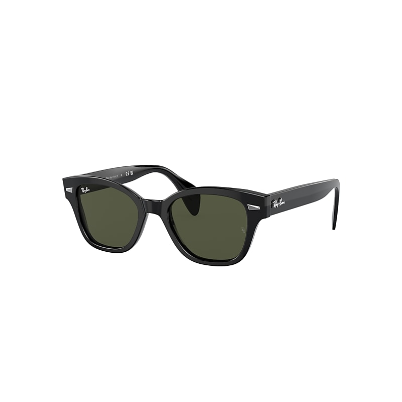 Ray Ban Rb0880s Sunglasses Black Frame Green Lenses 53-19