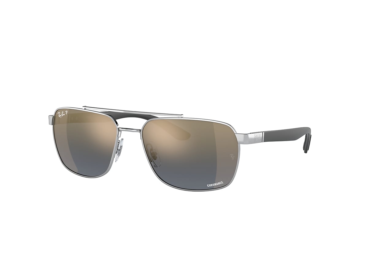 RB3701 Sunglasses in Silver and Blue/Gold - RB3701 | Ray-Ban® US