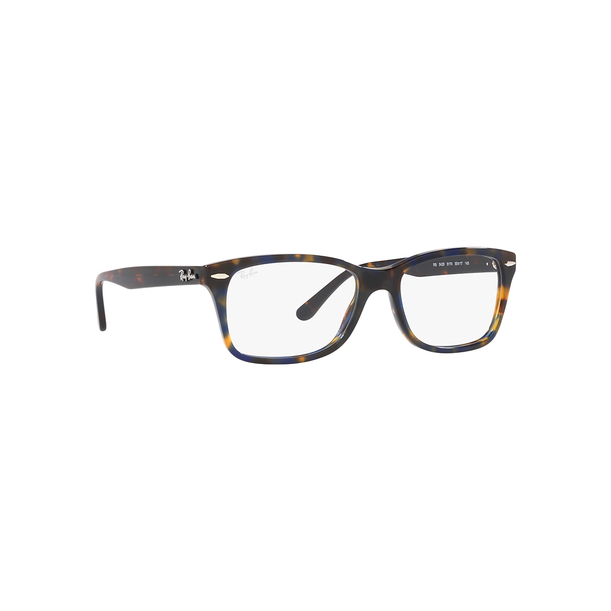 RB5428 OPTICS Eyeglasses with Yellow & Blue Havana Frame - RB5428