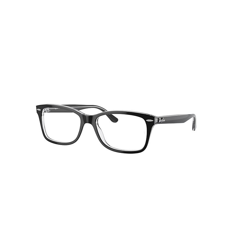 Ray Ban Rb5428 Optics Eyeglasses Black Frame Demo Lens Lenses Polarized 53-17 In Black
