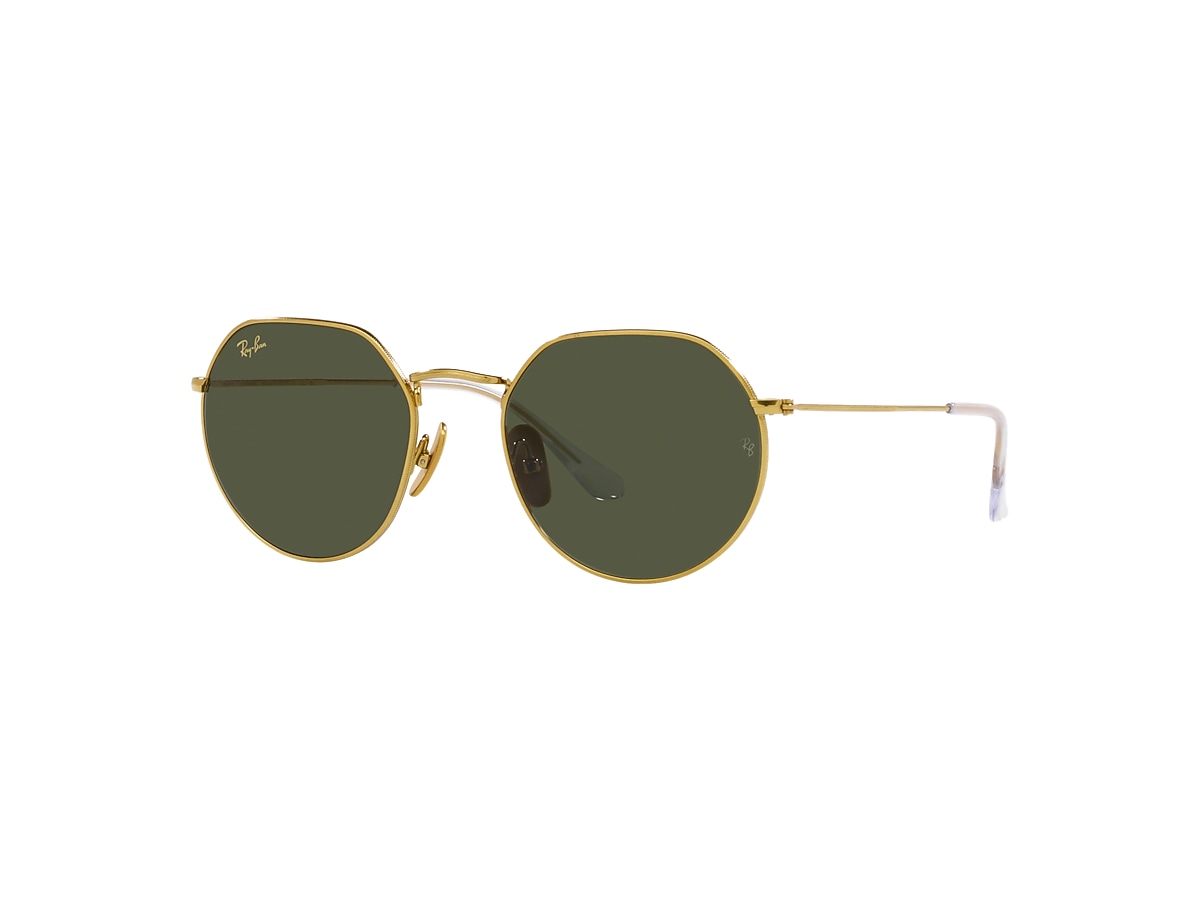 JACK TITANIUM Sunglasses in Gold and Green - RB8165 | Ray-Ban® US