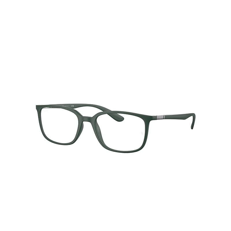 Ray Ban Rb7208 Optics Eyeglasses Green Frame Demo Lens Lenses Polarized 52-18