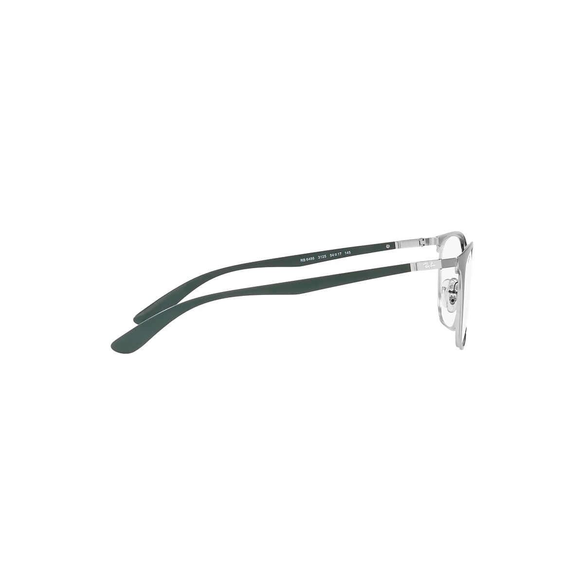 RB6486 OPTICS Eyeglasses with Grey On Silver Frame - RB6486