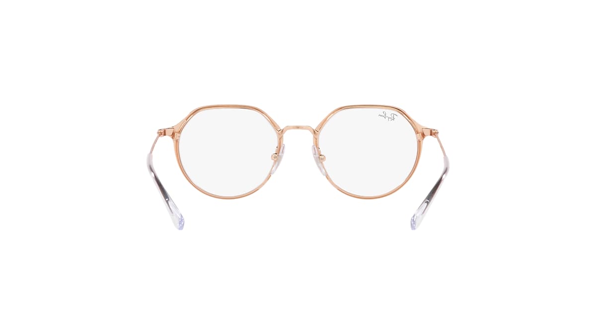 JACK OPTICS KIDS Eyeglasses with Bordeaux On Rose Gold Frame