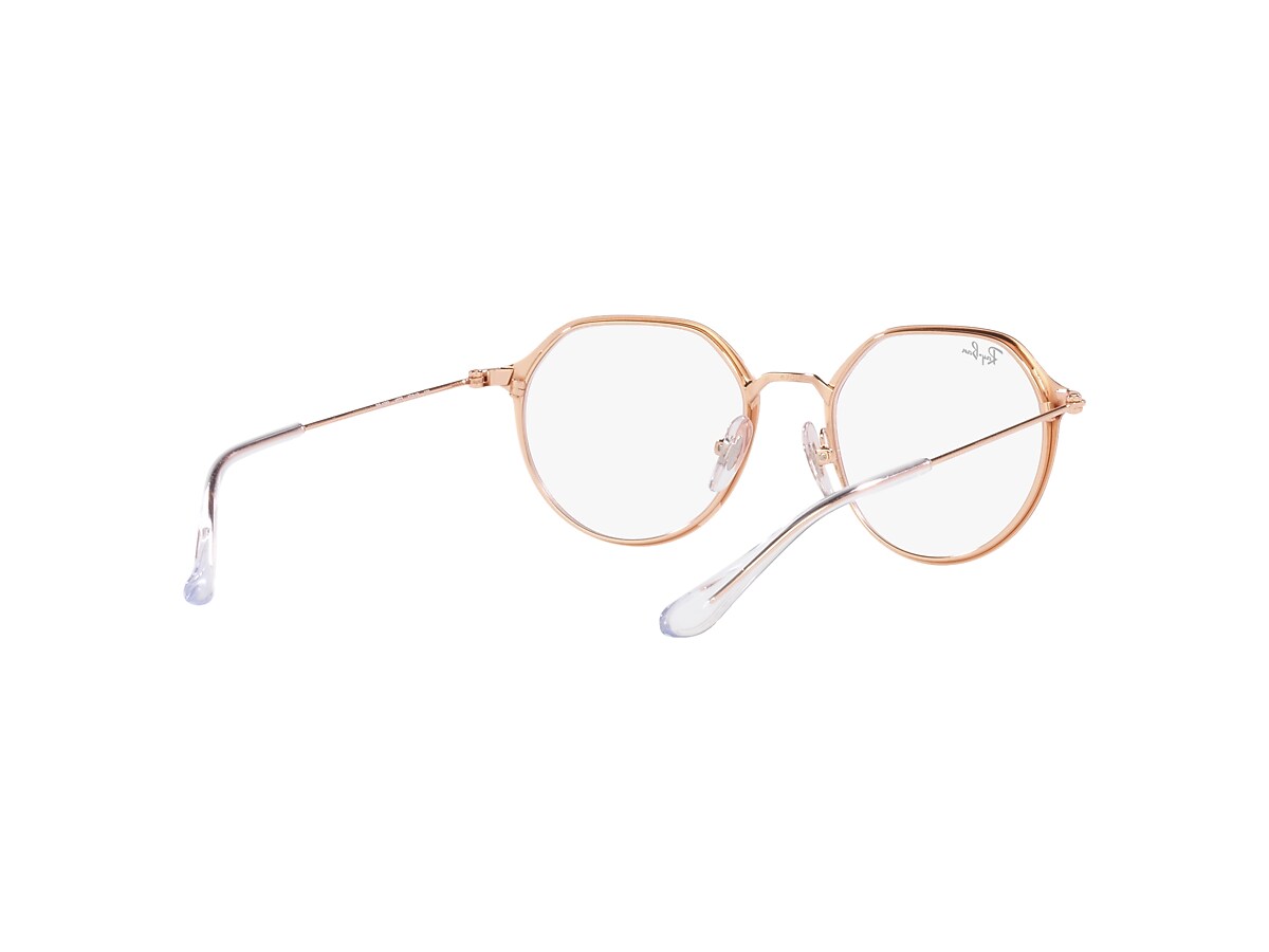 JACK OPTICS KIDS Eyeglasses with Bordeaux On Rose Gold Frame