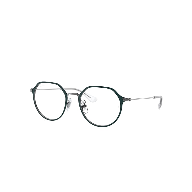 Ray-Ban Jack Optics Kids Eyeglasses Gunmetal Frame Clear Lenses Polarized 45-18