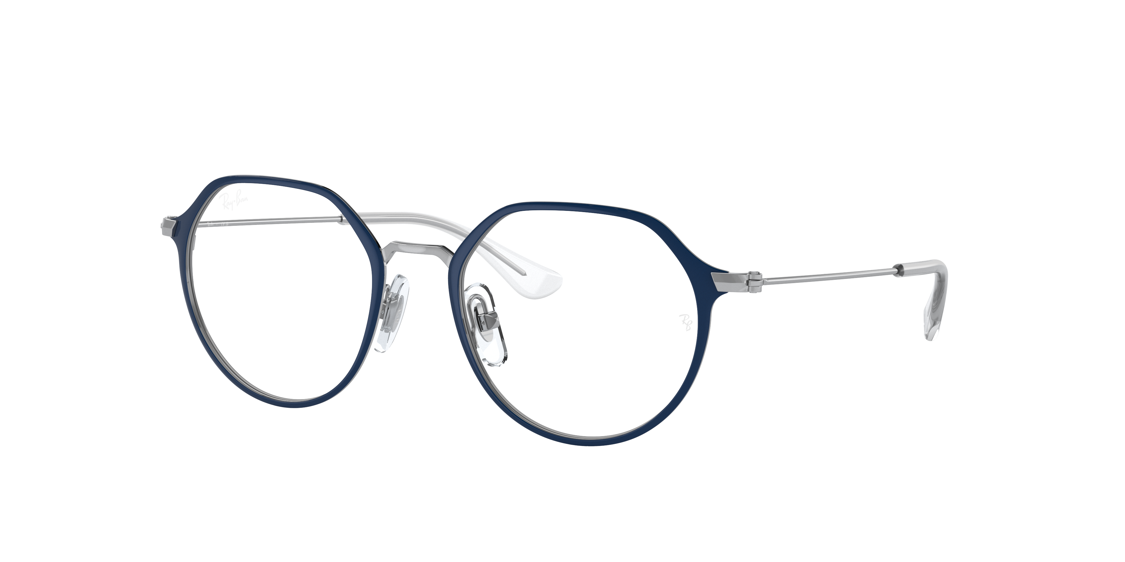 jack-optics-kids-eyeglasses-with-blue-on-silver-frame-ry1058-ray-ban