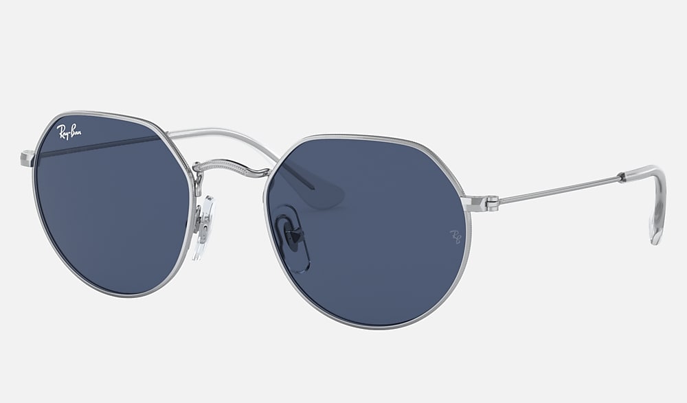 JACK KIDS Sunglasses in Silver and Dark Blue - RB9565S | Ray