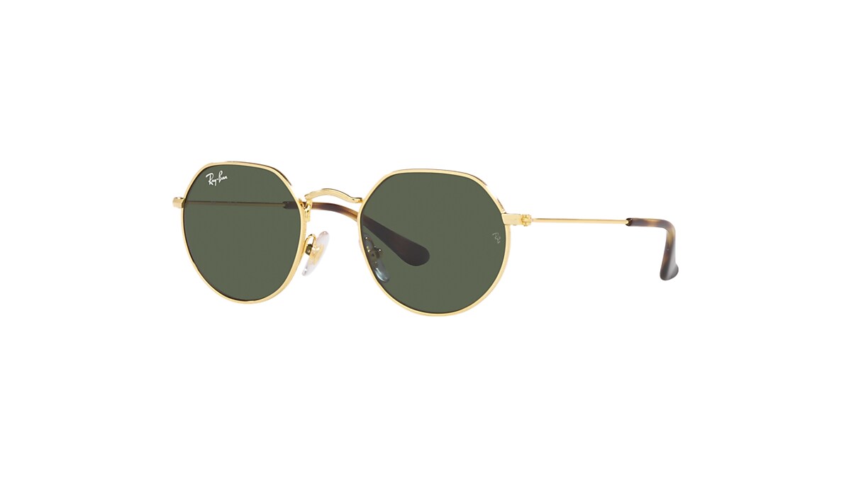 JACK KIDS Sunglasses in Gold and Green - RB9565S | Ray-Ban® US