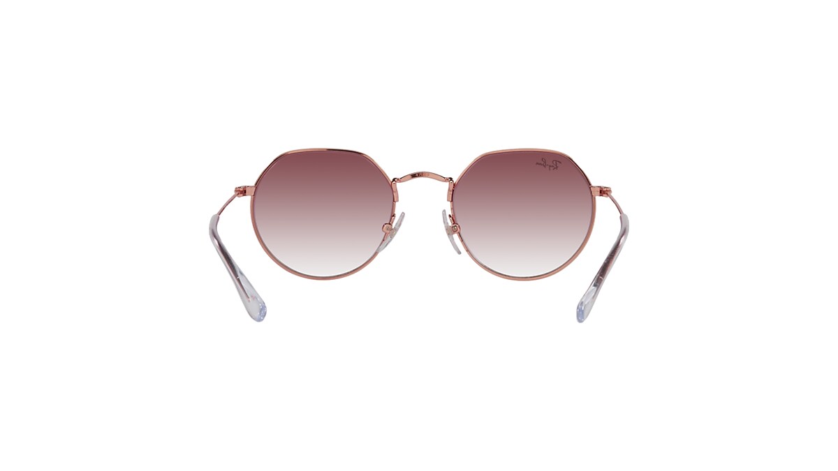 JACK KIDS Sunglasses in Rose Gold and Gradient Dark Violet