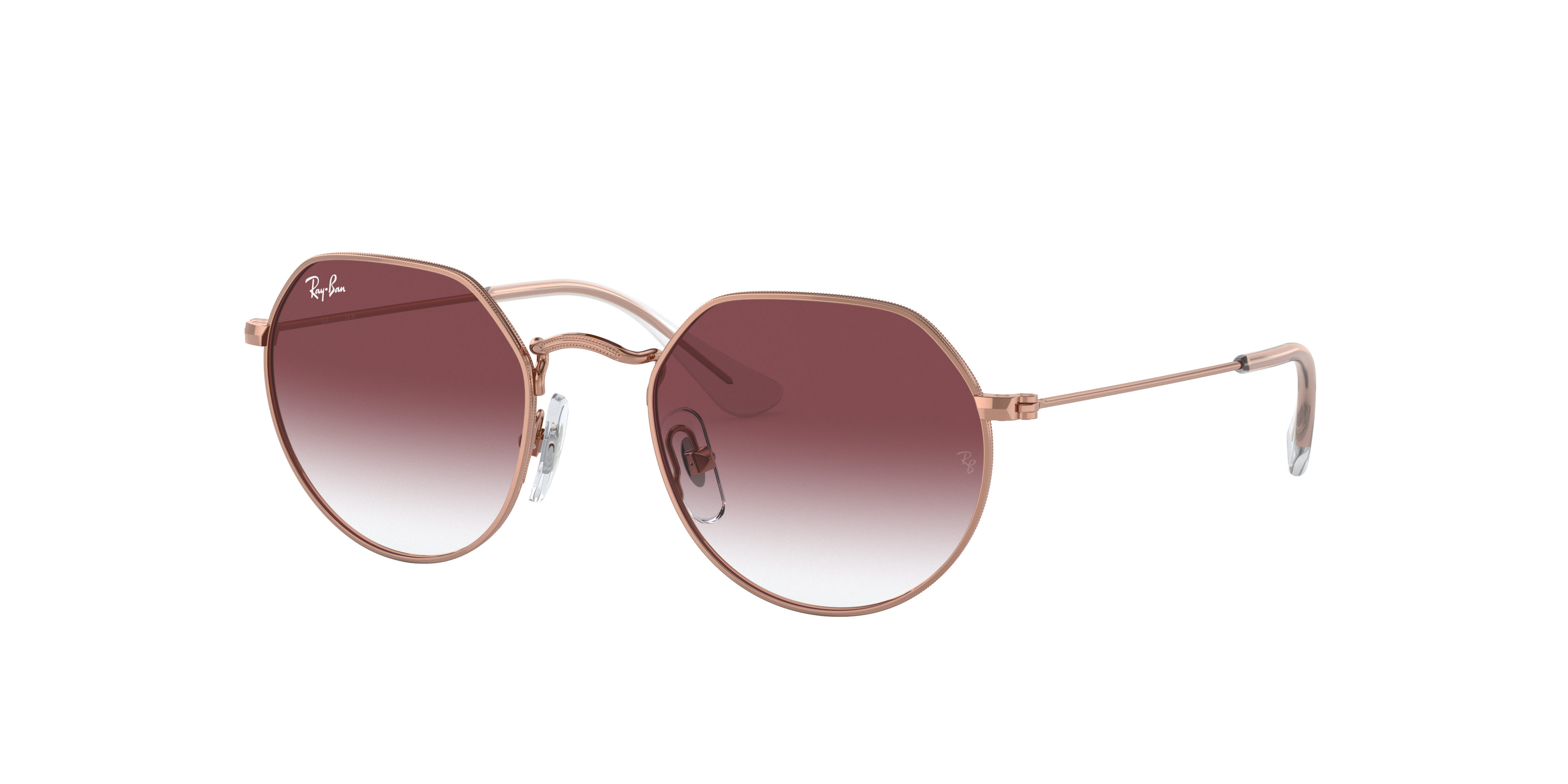 Jack Kids Sunglasses in Rose Gold and Violet - RB9565S | Ray-Ban® US