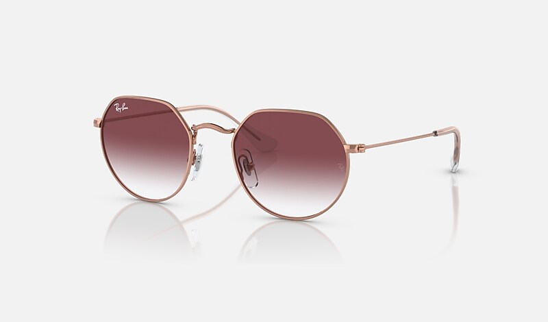 JACK KIDS Sunglasses in Rose Gold and Violet - RB9565S | Ray-Ban® US