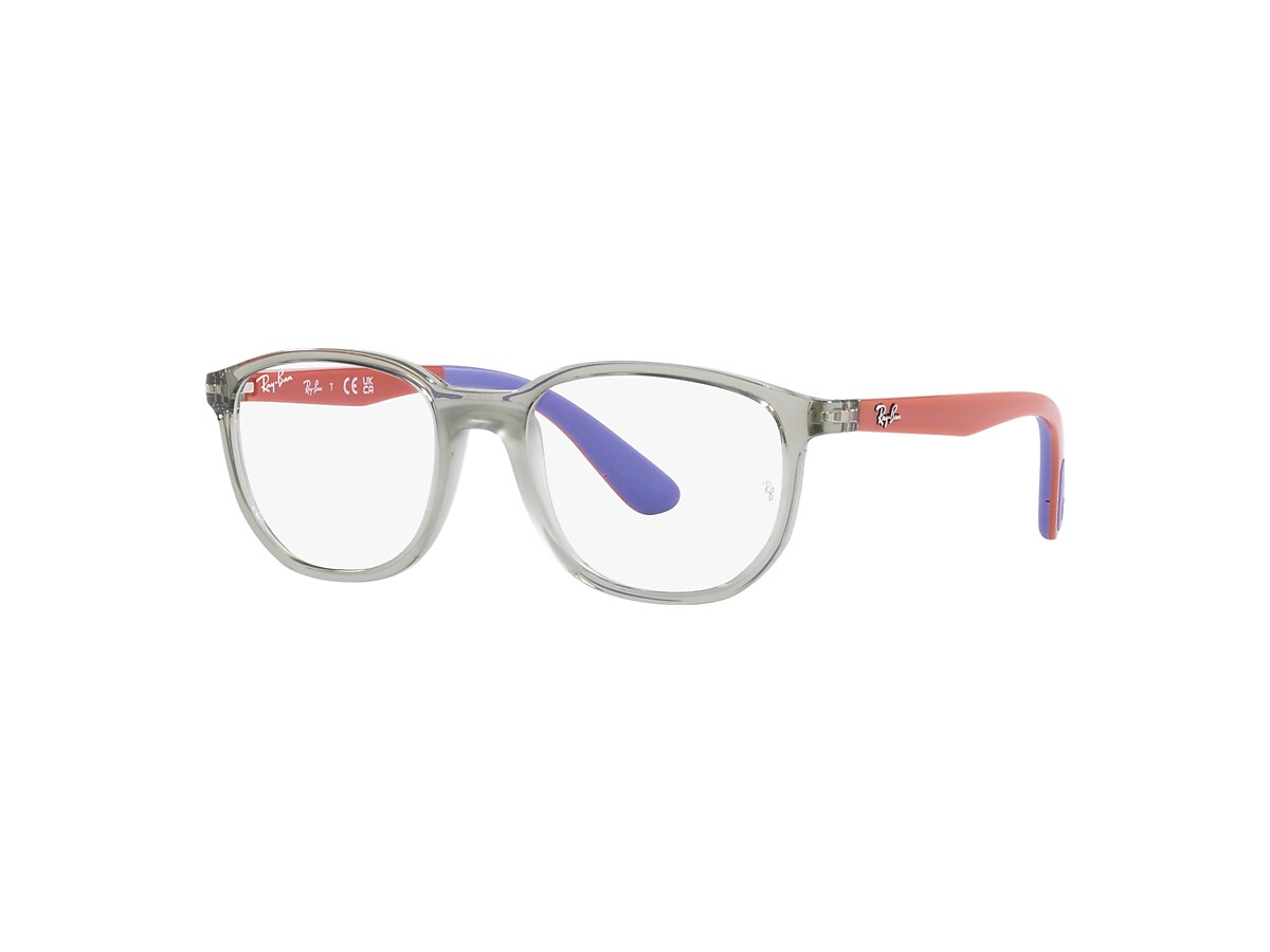 RB1619 OPTICS KIDS Eyeglasses with Transparent Green On Rubber