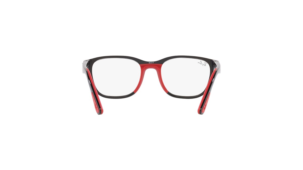 RB1620 OPTICS KIDS Eyeglasses with Black On Red Frame