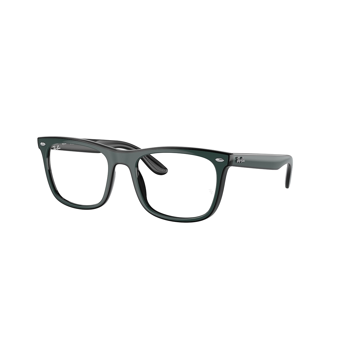 RB7209 OPTICS Eyeglasses with Green Black Frame - Ray-Ban